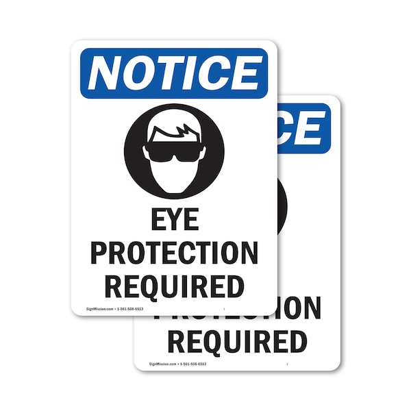 Signmission 10 in Height, 7 in Width, Vinyl Decal, Rectangle OS-2PACK-NS-D-710-V-12342 - main